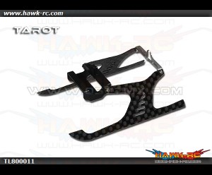 Tarot CF Landing Skid Complete Set (Silver) For mCP X/V2